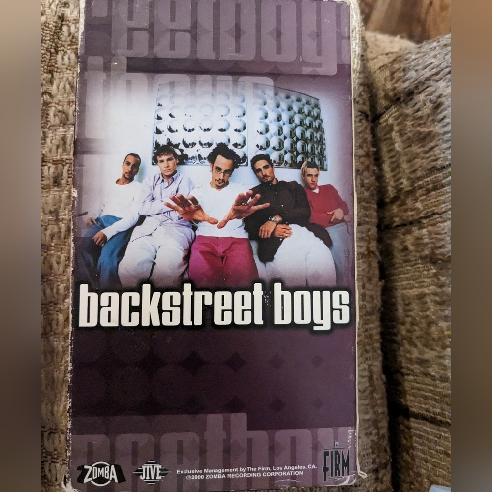 Vintage Backstreet Boys Y2K VHS For the Fans Music video Collectors edition